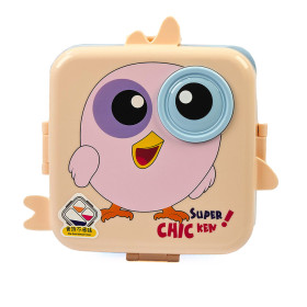 ظرف غذای کودک دو طبقه طرح جوجه