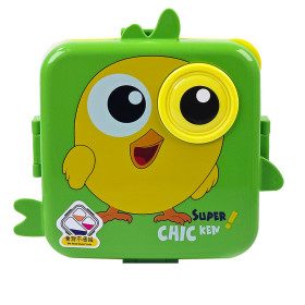 ظرف غذای کودک دو طبقه طرح جوجه