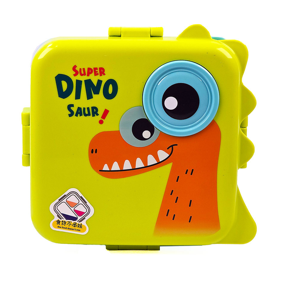ظرف غذای کودک دو طبقه طرح دایناسور