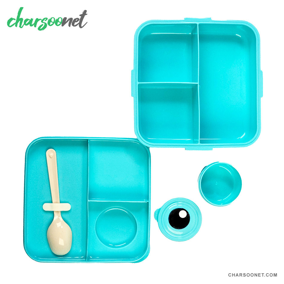 ظرف غذای کودک دو طبقه طرح دایناسور