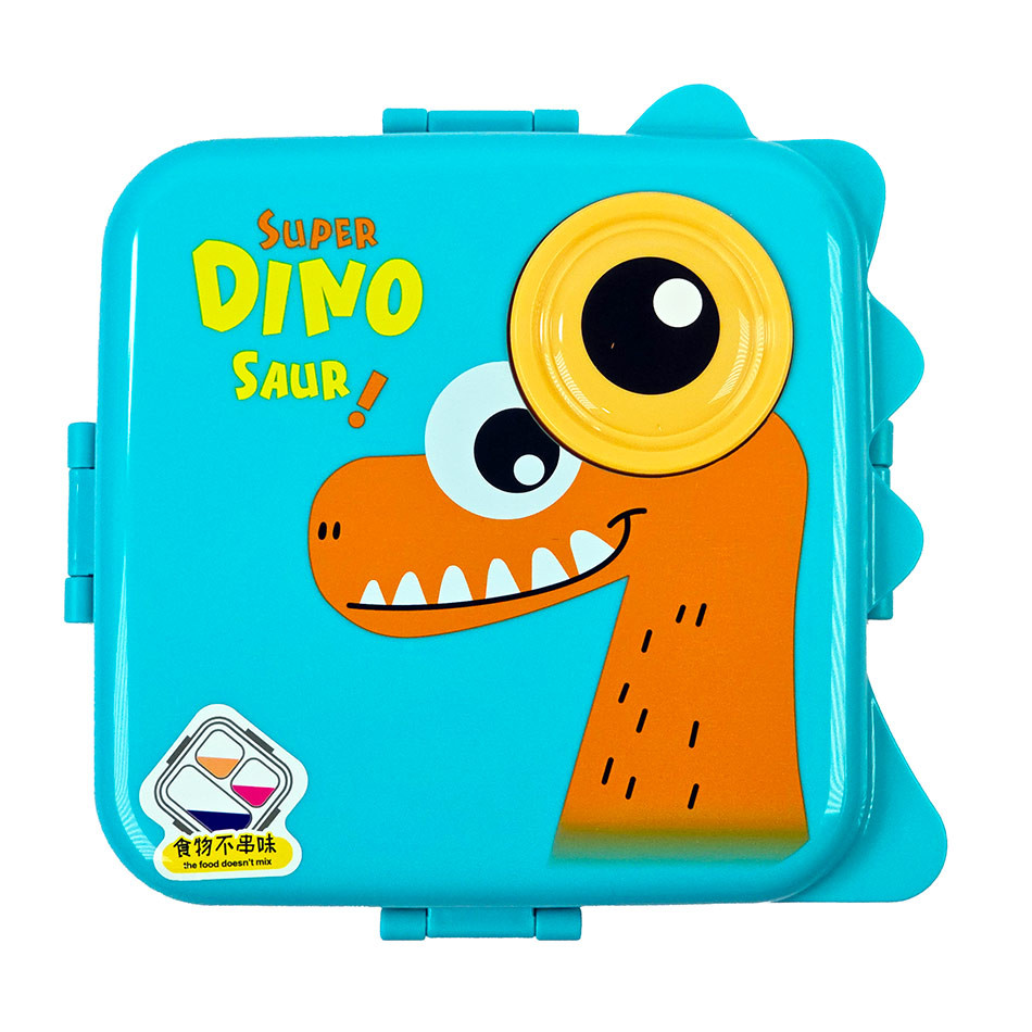 ظرف غذای کودک دو طبقه طرح دایناسور