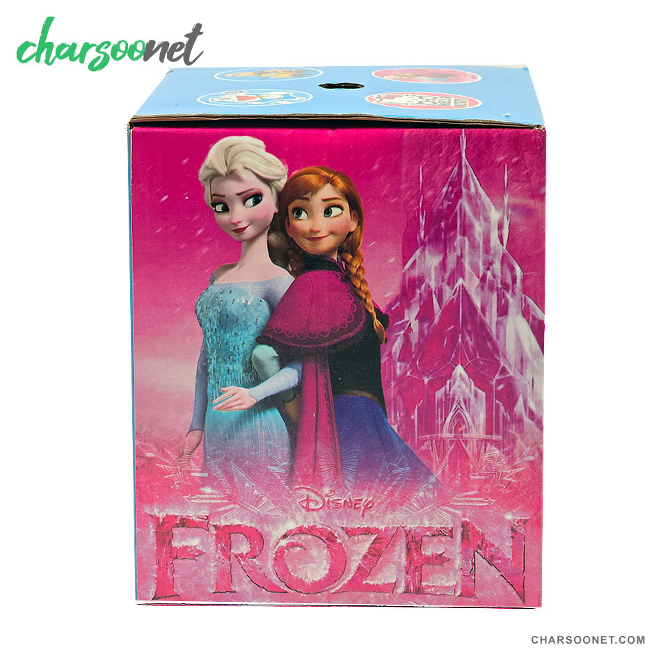 ظرف غذای کودک دو طبقه داخل استیل طرح فروزن