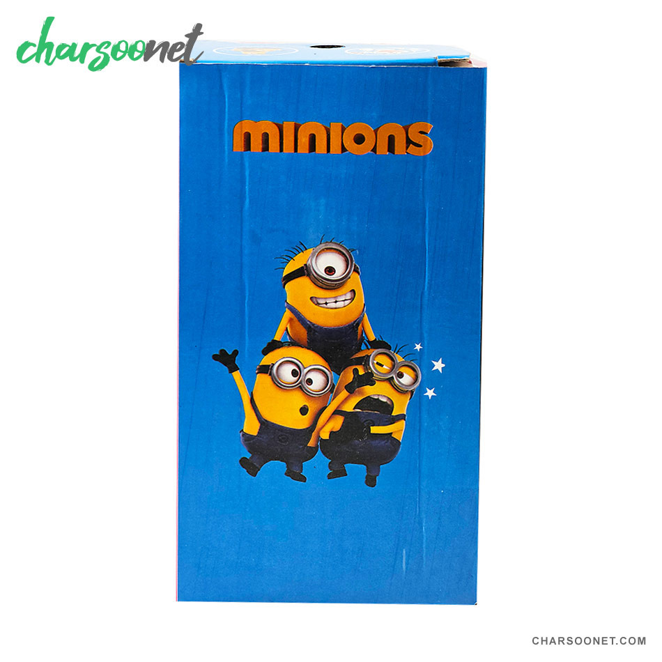 ظرف غذای کودک دو طبقه داخل استیل طرح مینیون