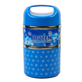 ظرف غذای کودک دو طبقه داخل استیل طرح فروزن