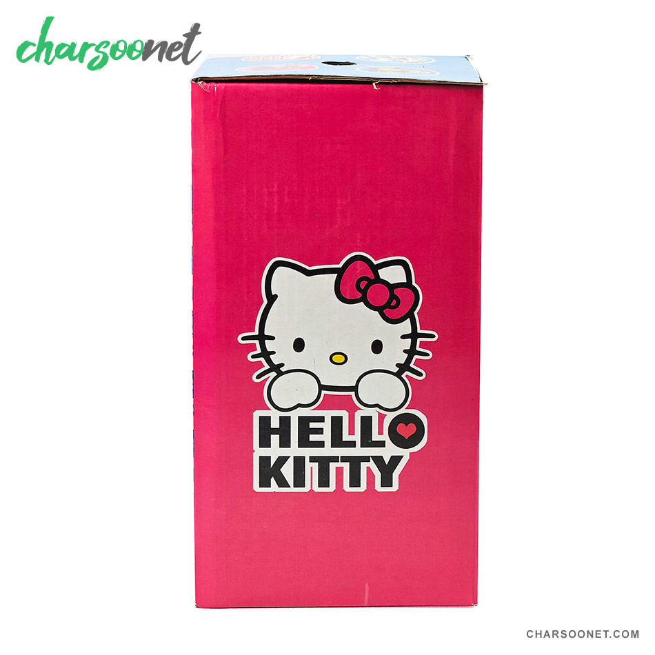 ظرف غذای کودک دو طبقه داخل استیل طرح کیتی