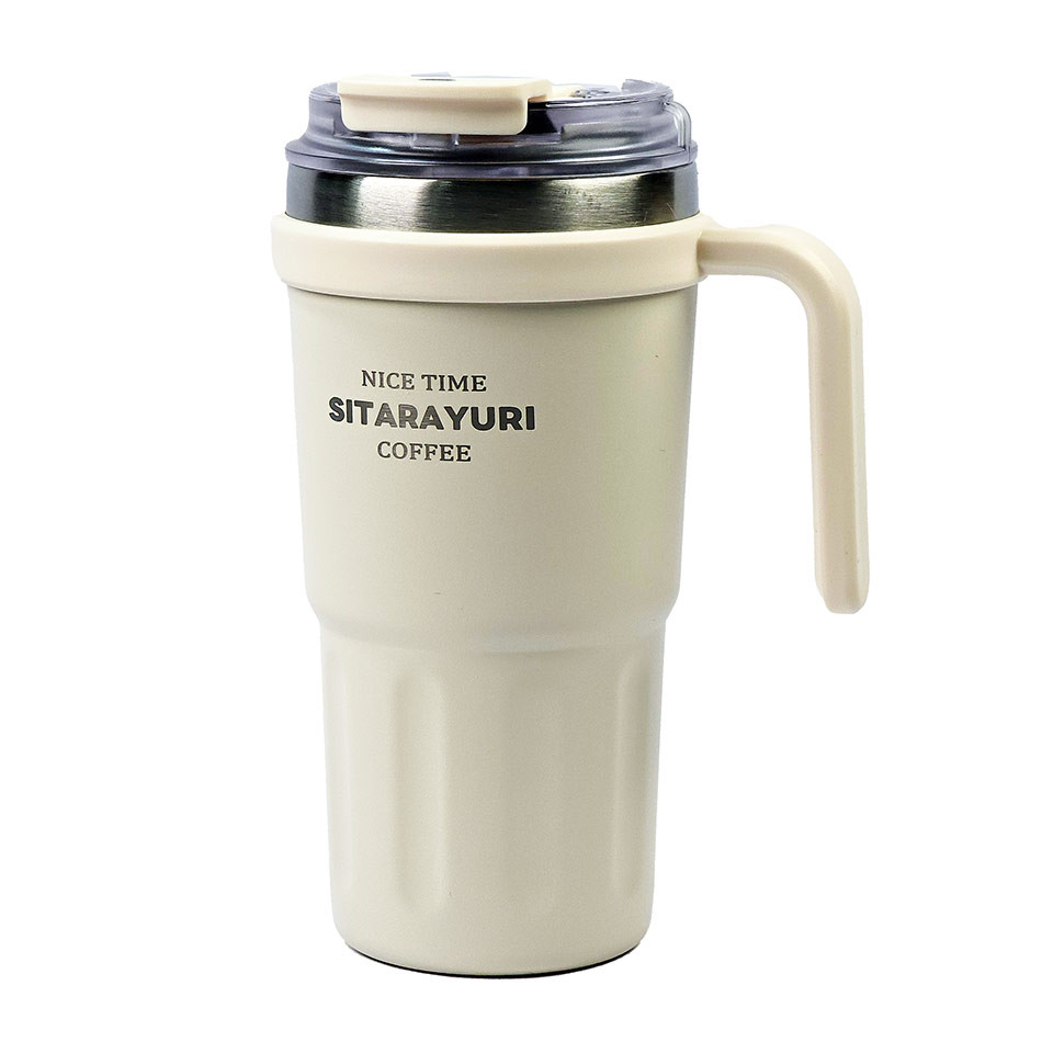 ماگ استیل دسته دار Sitarayuri ظرفیت 600 میلی لیتر