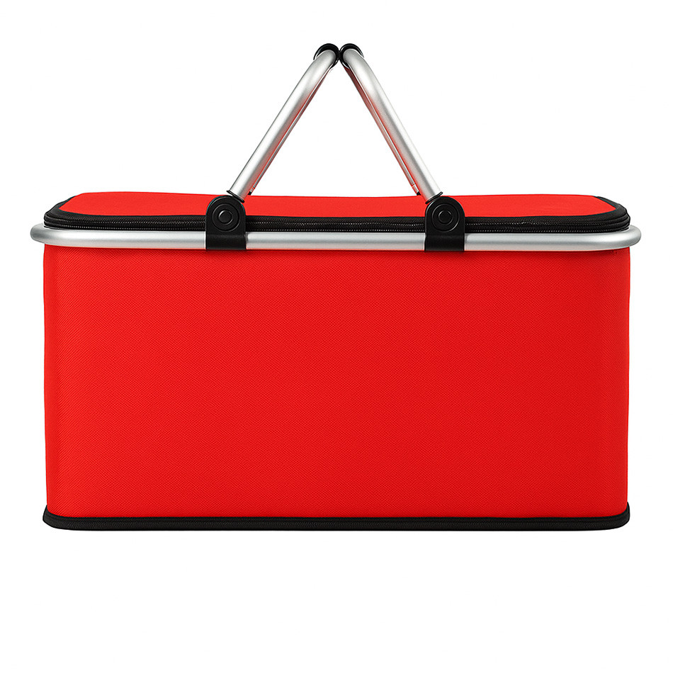 سبد پیک نیک برزنتی عایق دار تاشو