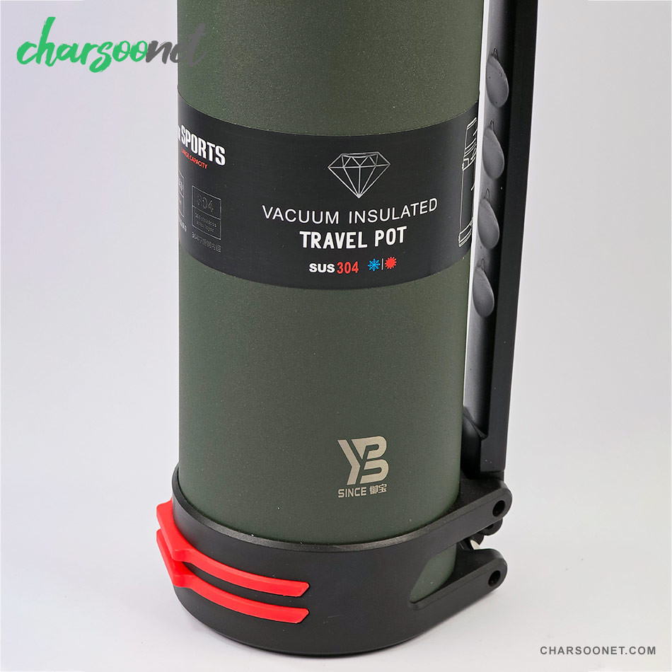 فلاسک استیل دوجداره YUBAO ظرفیت ۲.۵ لیتر