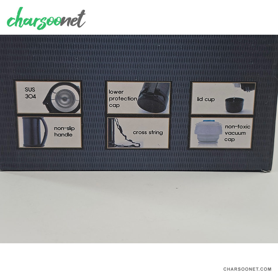 فلاسک استیل دوجداره YUBAO ظرفیت ۲ لیتر