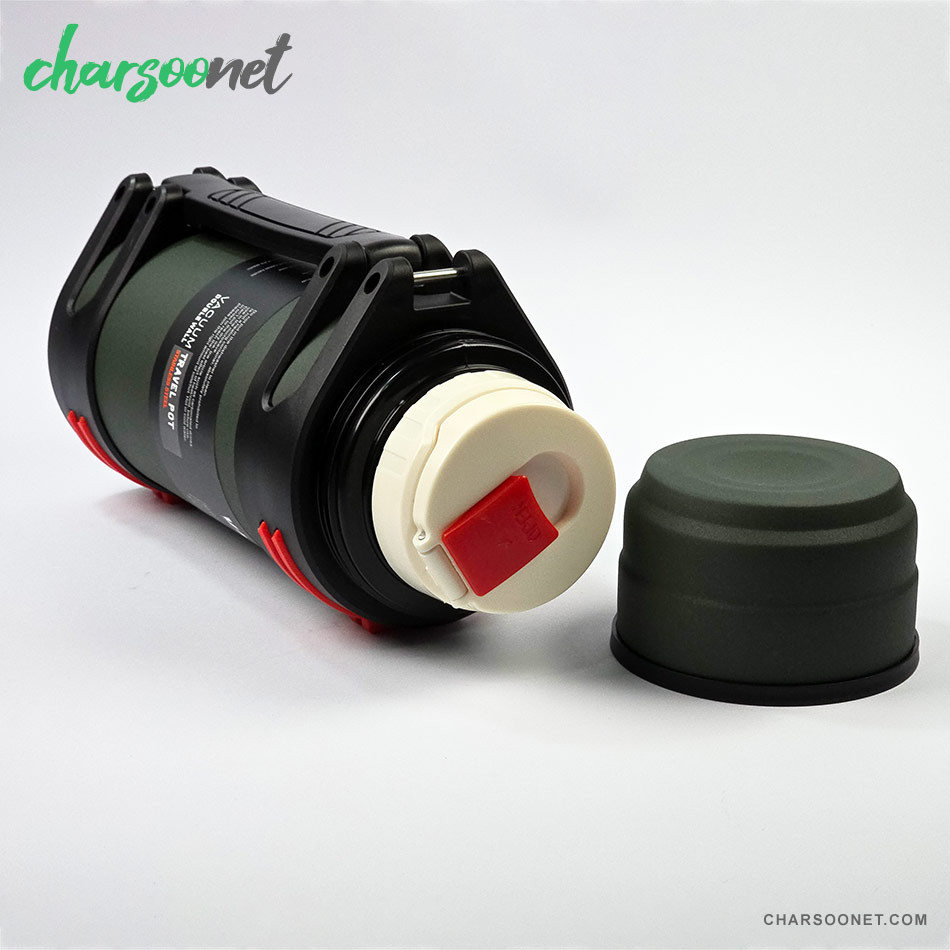 فلاسک استیل دوجداره YUBAO ظرفیت ۲ لیتر