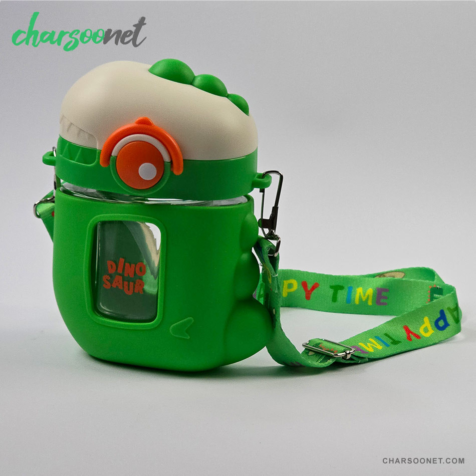 قمقمه بچه گانه طرح دایناسور 500 میلی لیتری