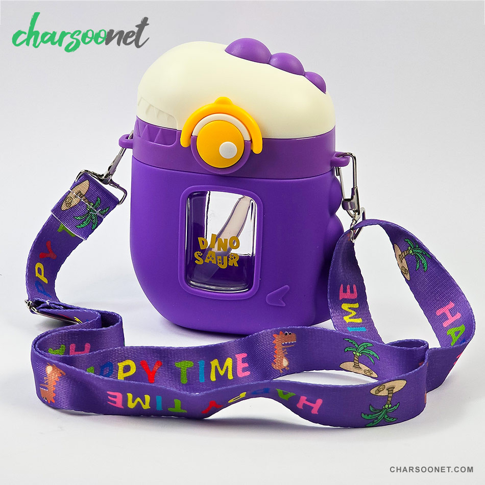 قمقمه بچه گانه 500 میلی لیتری طرح دایناسور