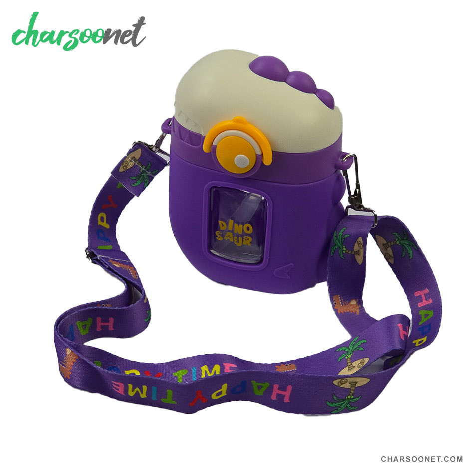 قمقمه بچه گانه 500 میلی لیتری طرح دایناسور