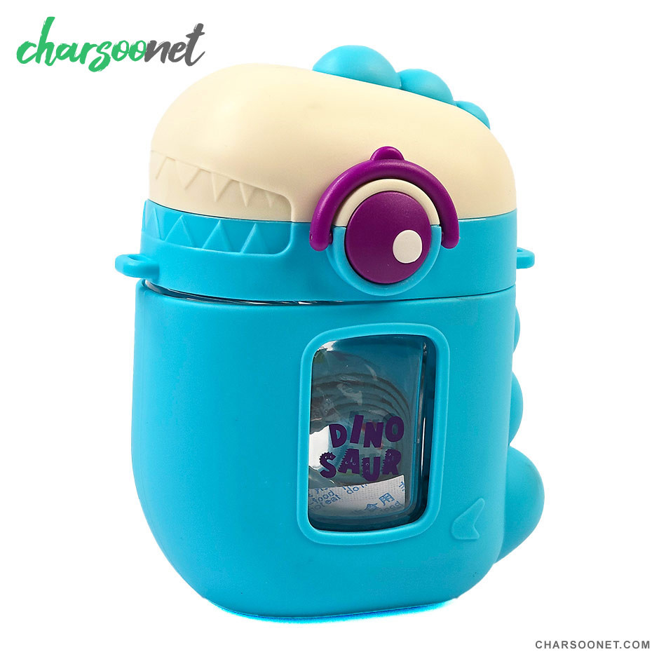 قمقمه بچه گانه طرح دایناسور 500 میلی لیتری