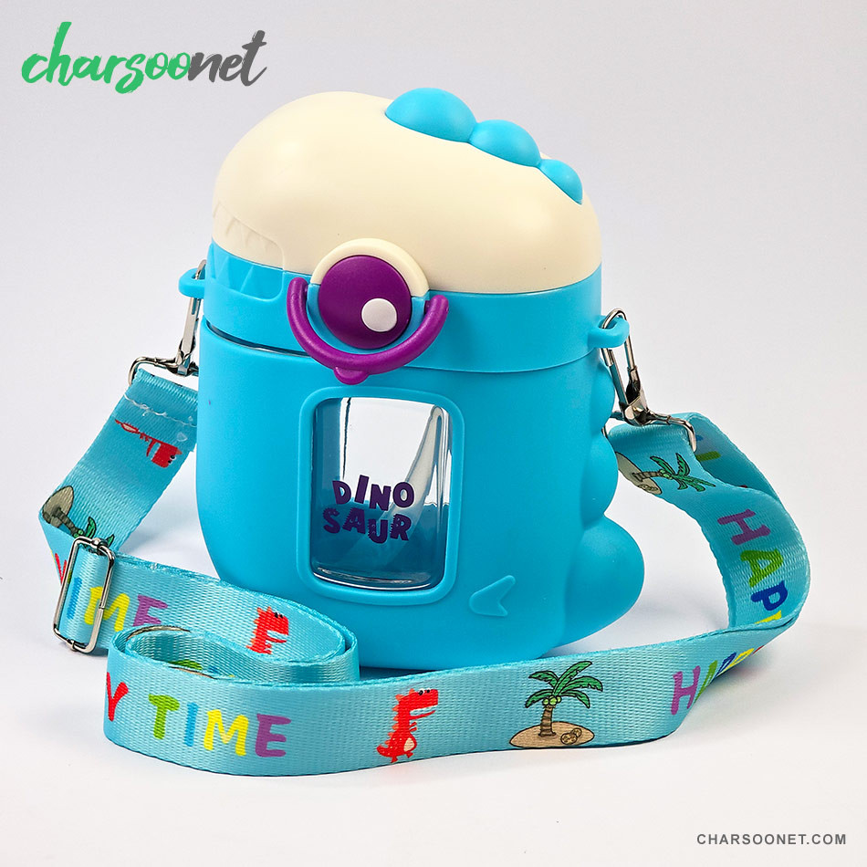 قمقمه بچه گانه طرح دایناسور 500 میلی لیتری