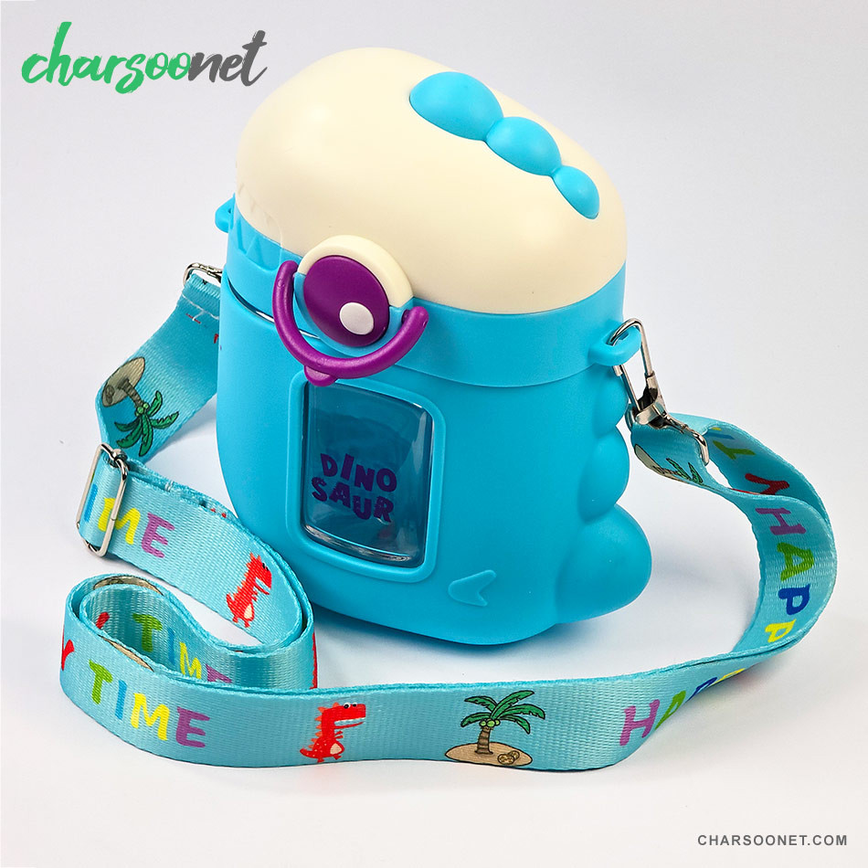 قمقمه بچه گانه طرح دایناسور 500 میلی لیتری