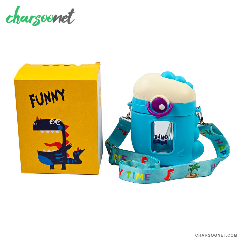 قمقمه بچه گانه طرح دایناسور 500 میلی لیتری