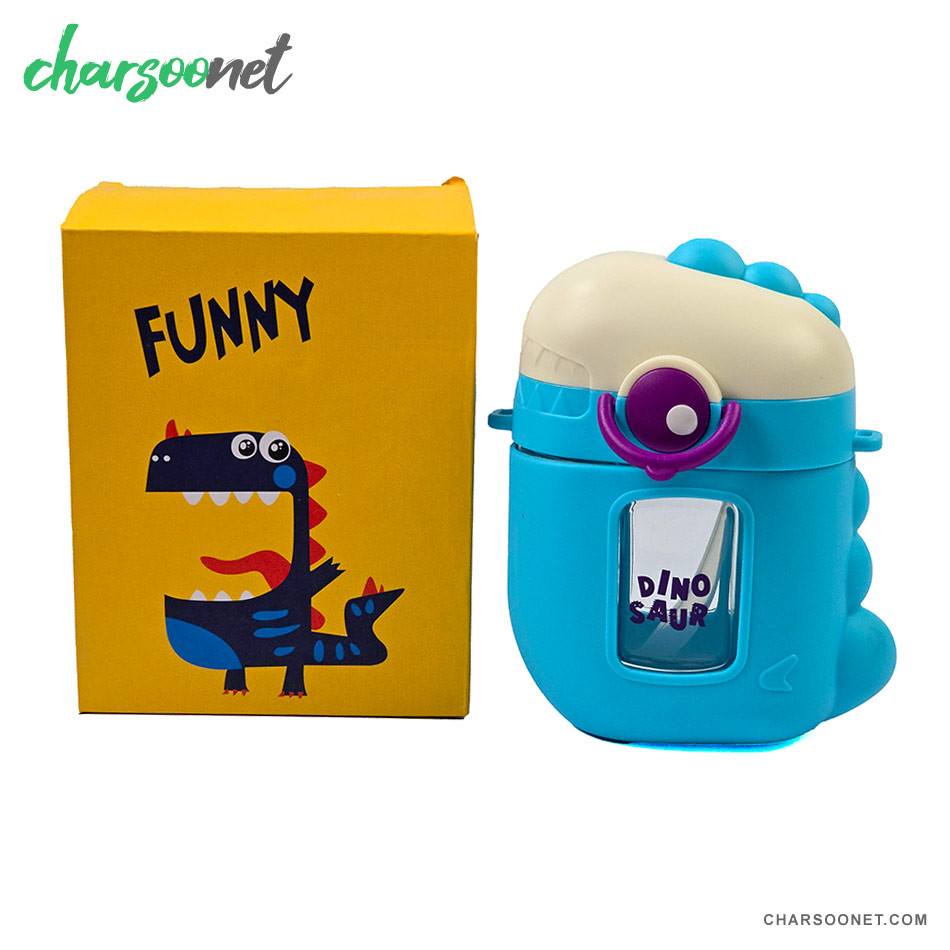 قمقمه بچه گانه طرح دایناسور 500 میلی لیتری