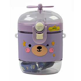 قمقمه 500 میلی لیتری بچه گانه طرح فانتزی هلیکوپتری