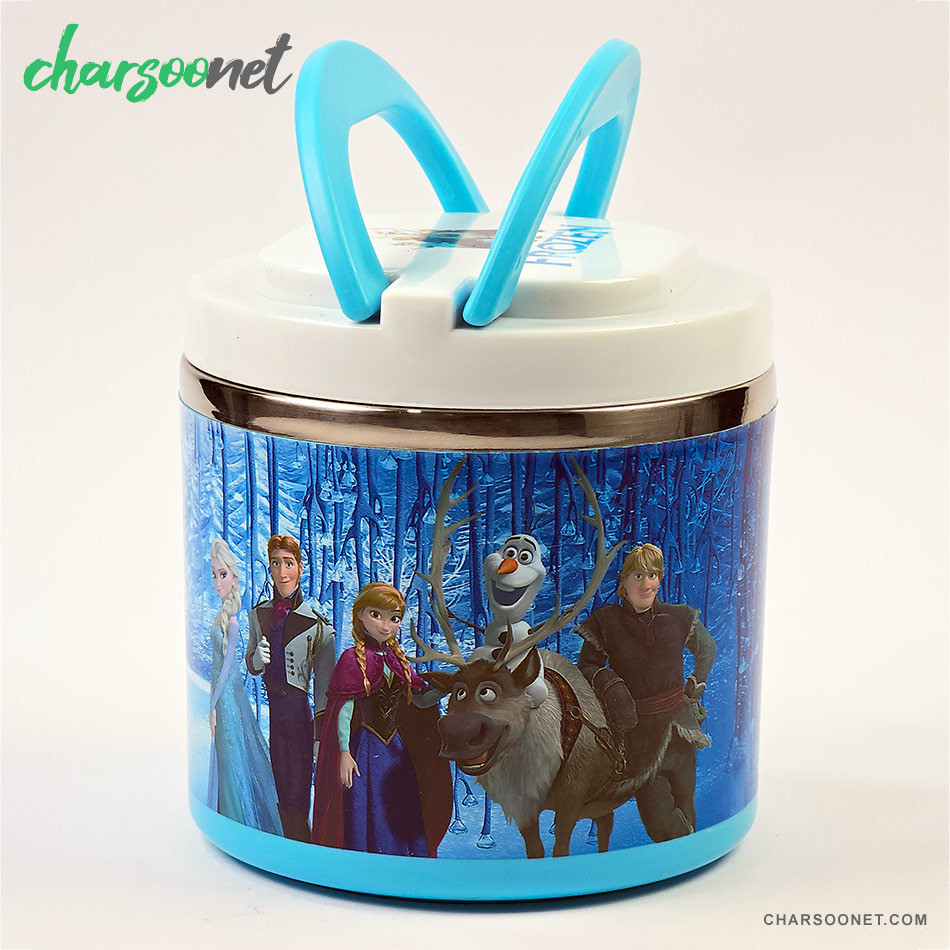 ظرف غذای کودک داخل استیل طرح فروزن