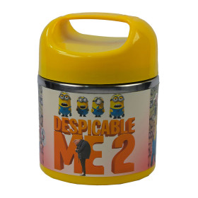 ظرف غذای کودک طرح مینیون ها داخل استیل