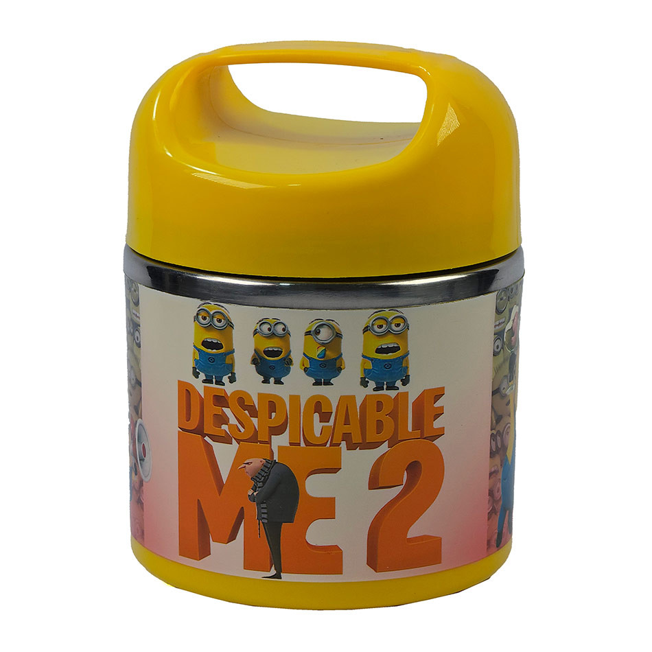 ظرف غذای کودک طرح مینیون ها داخل استیل
