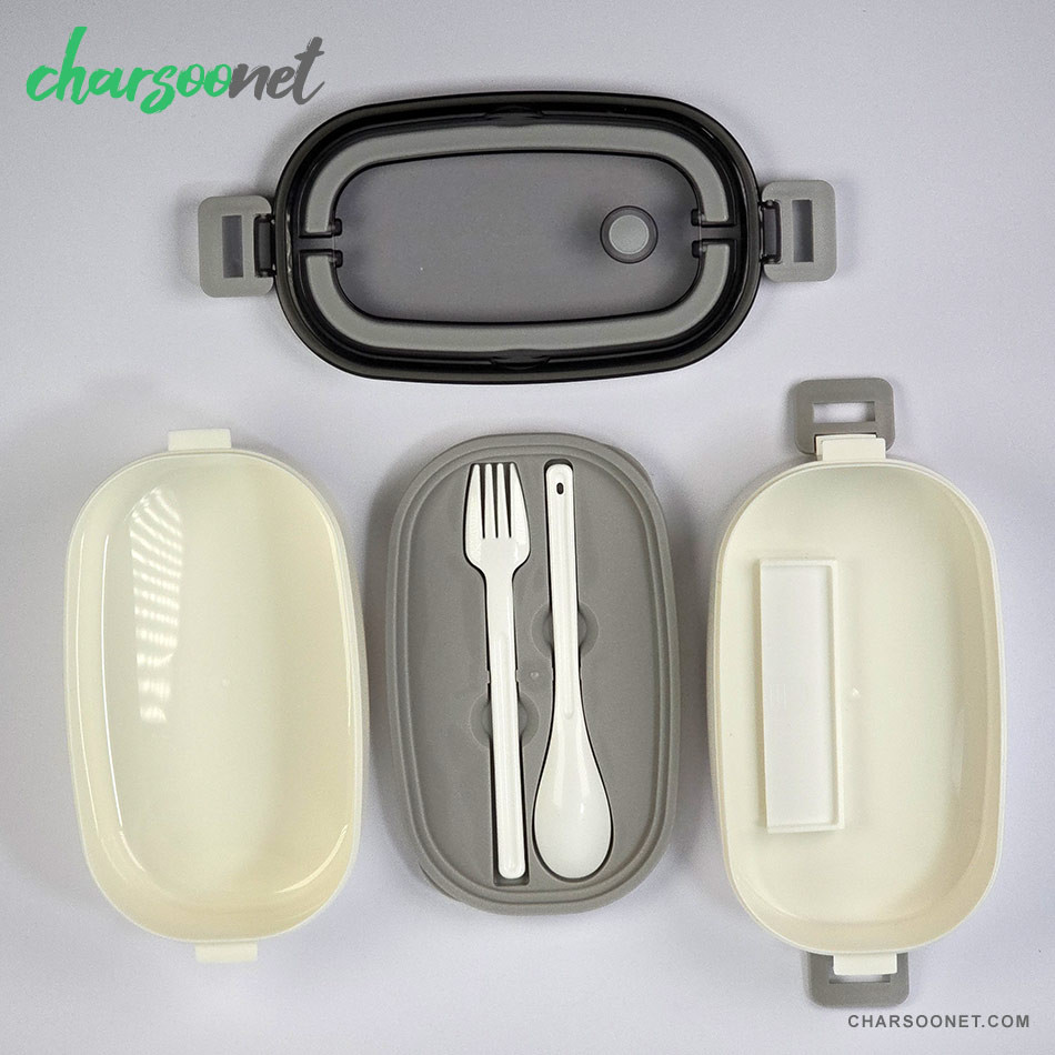 ظرف غذا دو طبقه ضد نشت