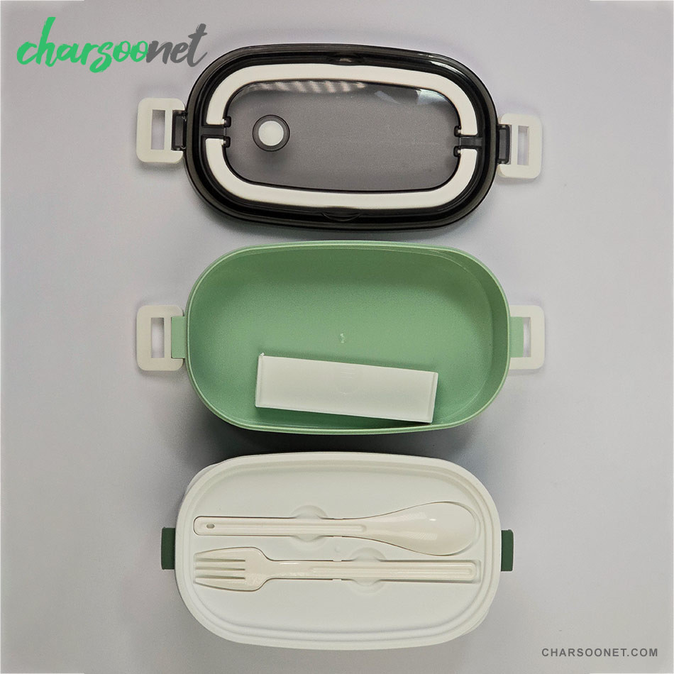 ظرف غذا دو طبقه ضد نشت