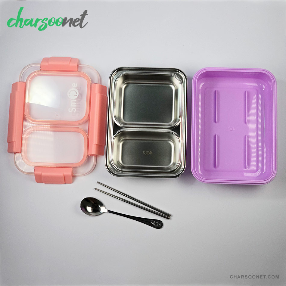 ظرف غذای استیل ضدنشت 750 میلی لیتری