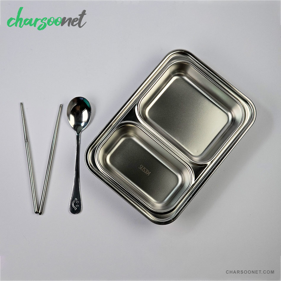 لانچ باکس استیل 750 میلی لیتری