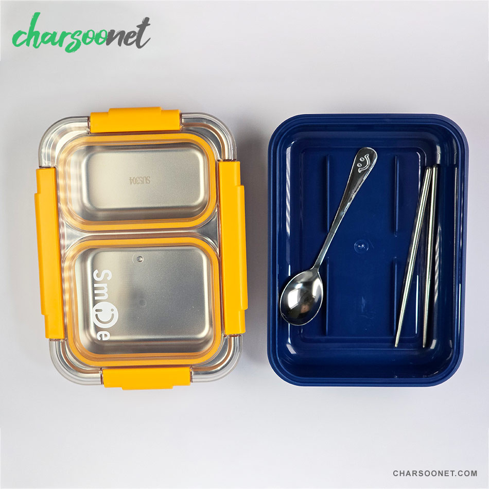 لانچ باکس استیل 750 میلی لیتری