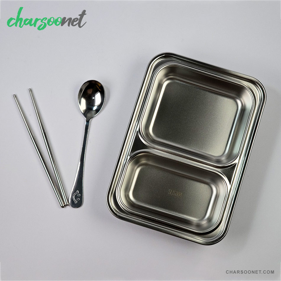 لانچ باکس استیل 750 میلی لیتری