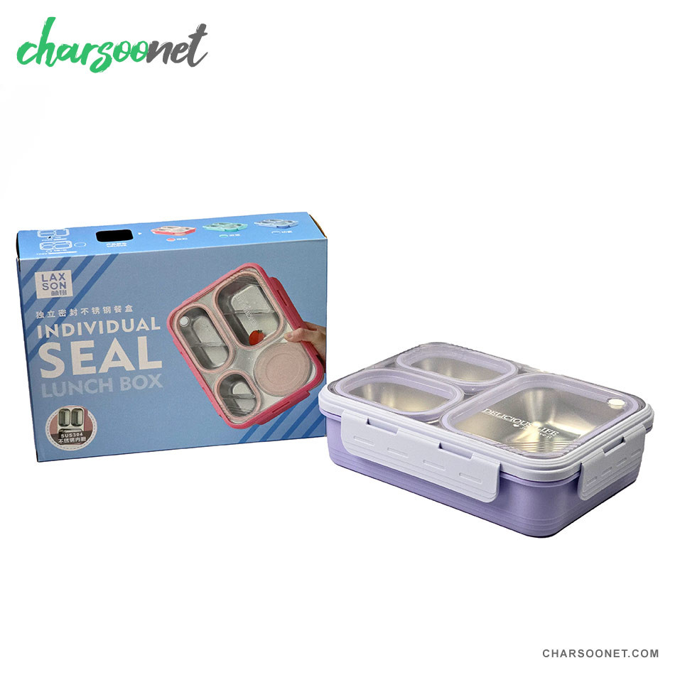 ظرف غذای استیل ضد نشت 850 میلی لیتری