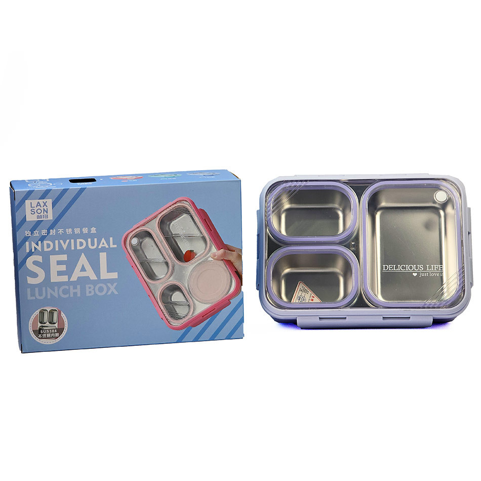 ظرف غذای استیل ضد نشت 850 میلی لیتری