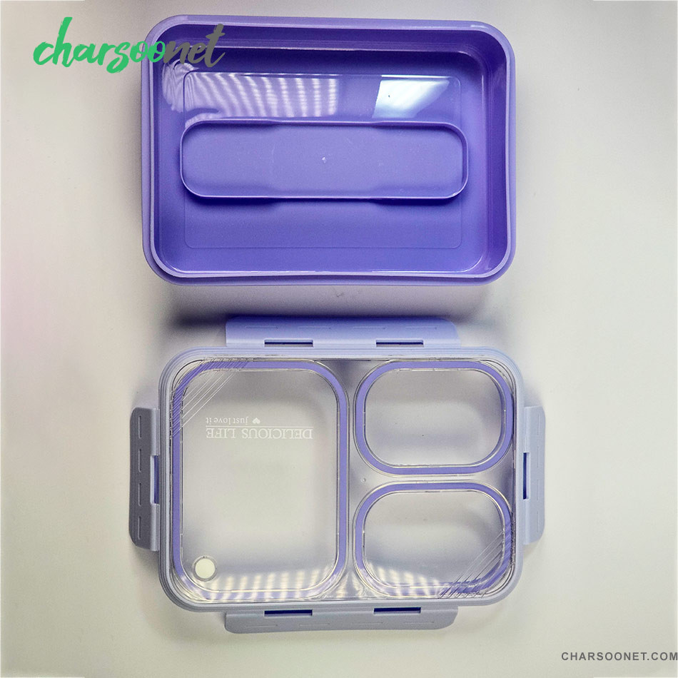 ظرف غذای استیل ضد نشت 850 میلی لیتری