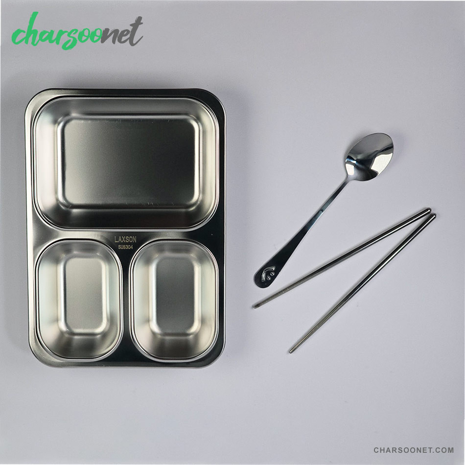 ظرف غذای استیل ضد نشت 850 میلی لیتری