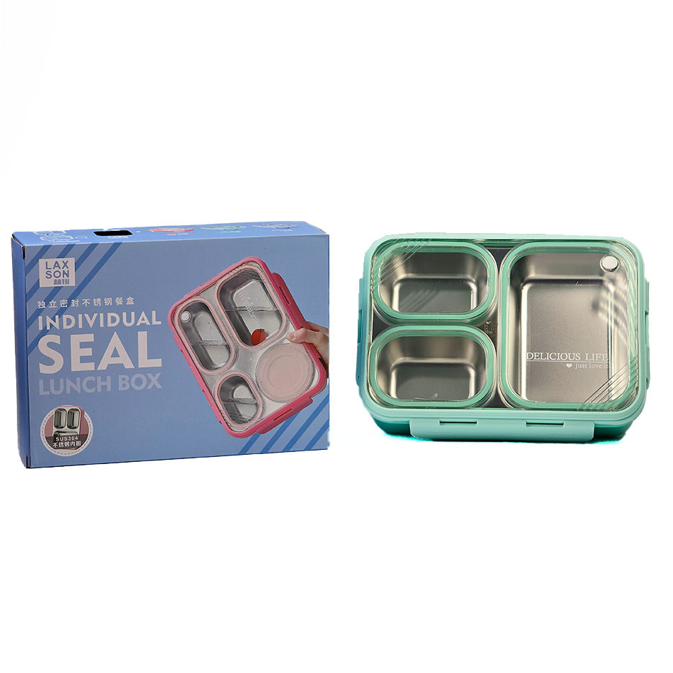 ظرف غذای استیل ضد نشت 850 میلی لیتری