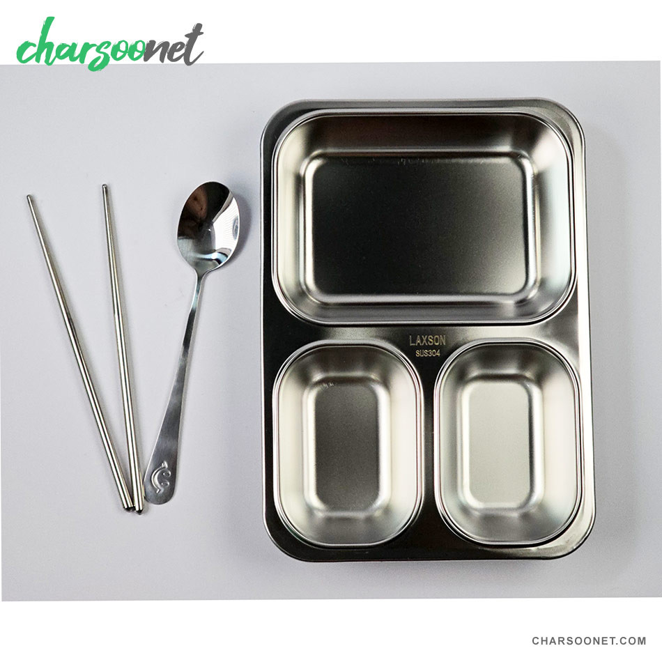 ظرف غذای استیل ضد نشت 850 میلی لیتری