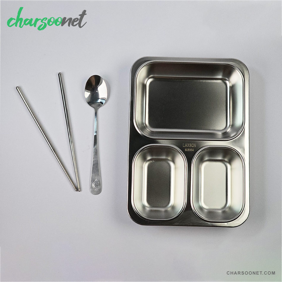 ظرف غذای استیل ضد نشت 850 میلی لیتری