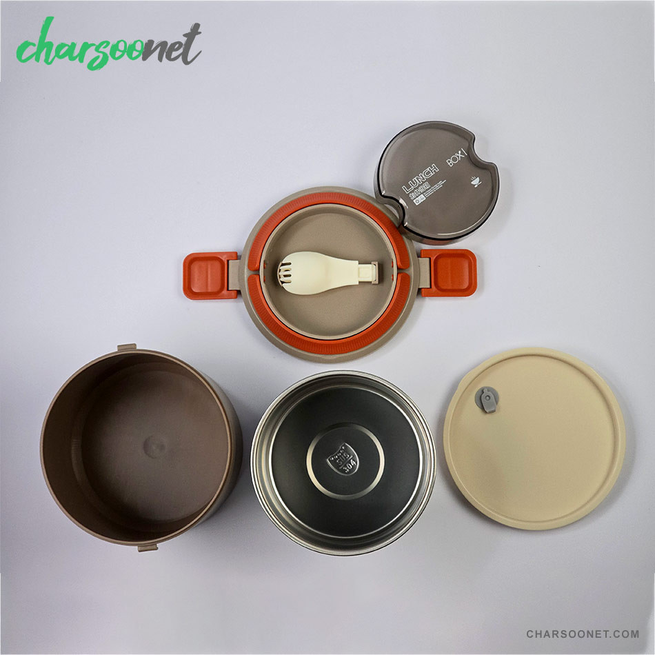 لانچ باکس استیل ضدنشت 1.5 لیتری