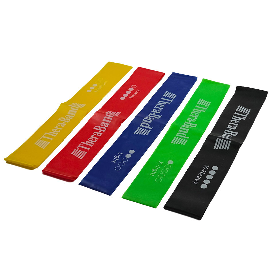 کش ورزشی مینی لوپ TheraBand بسته ۵ عددی