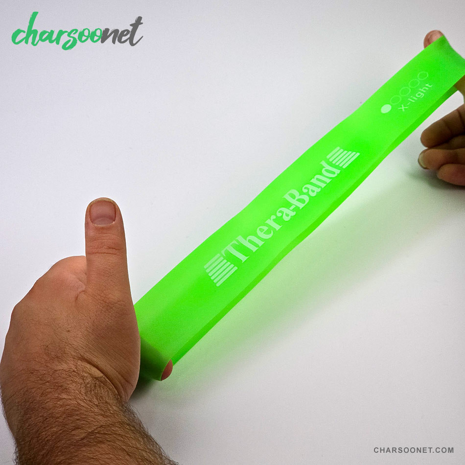 کش ورزشی مینی لوپ TheraBand بسته ۵ عددی