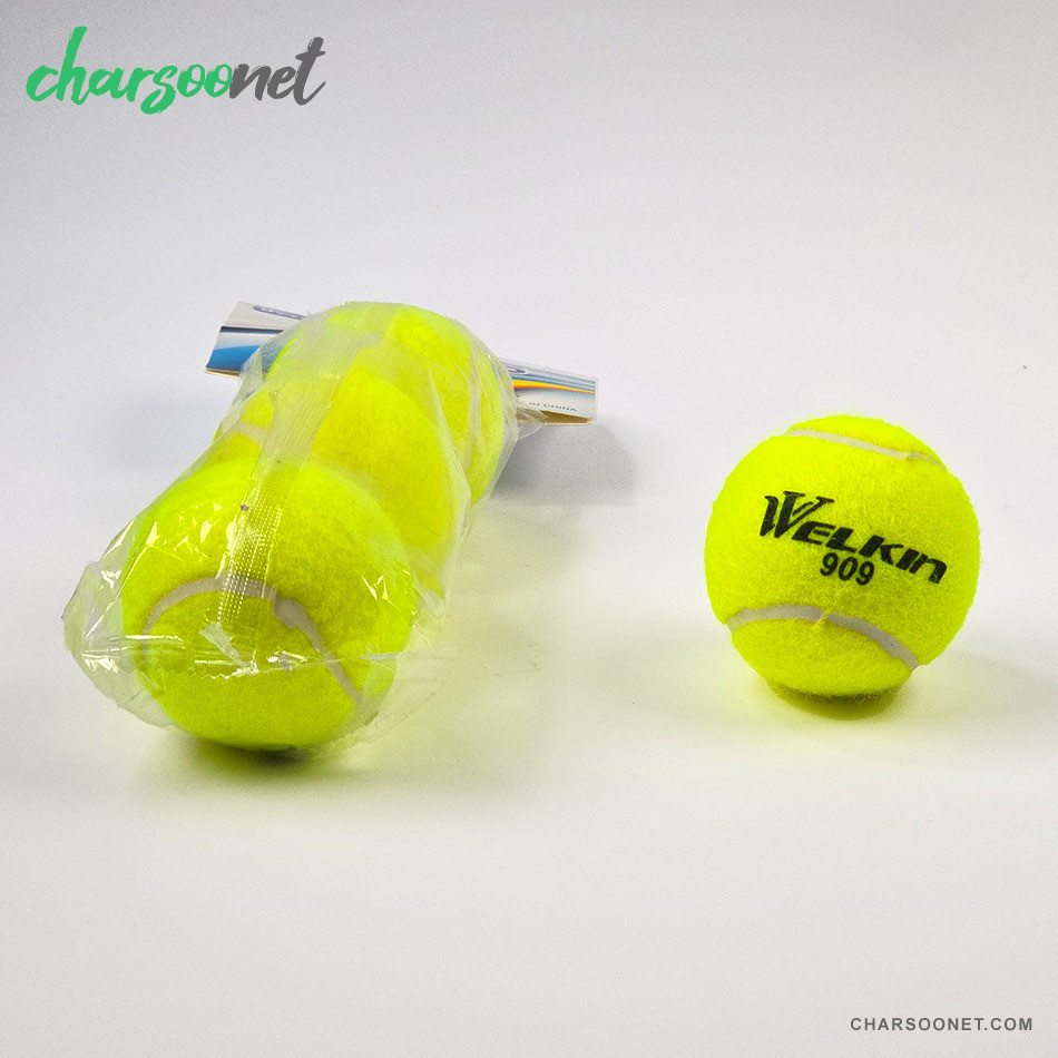 خرید توپ تنیس خاکی Welkin 909 بسته 3 عددی