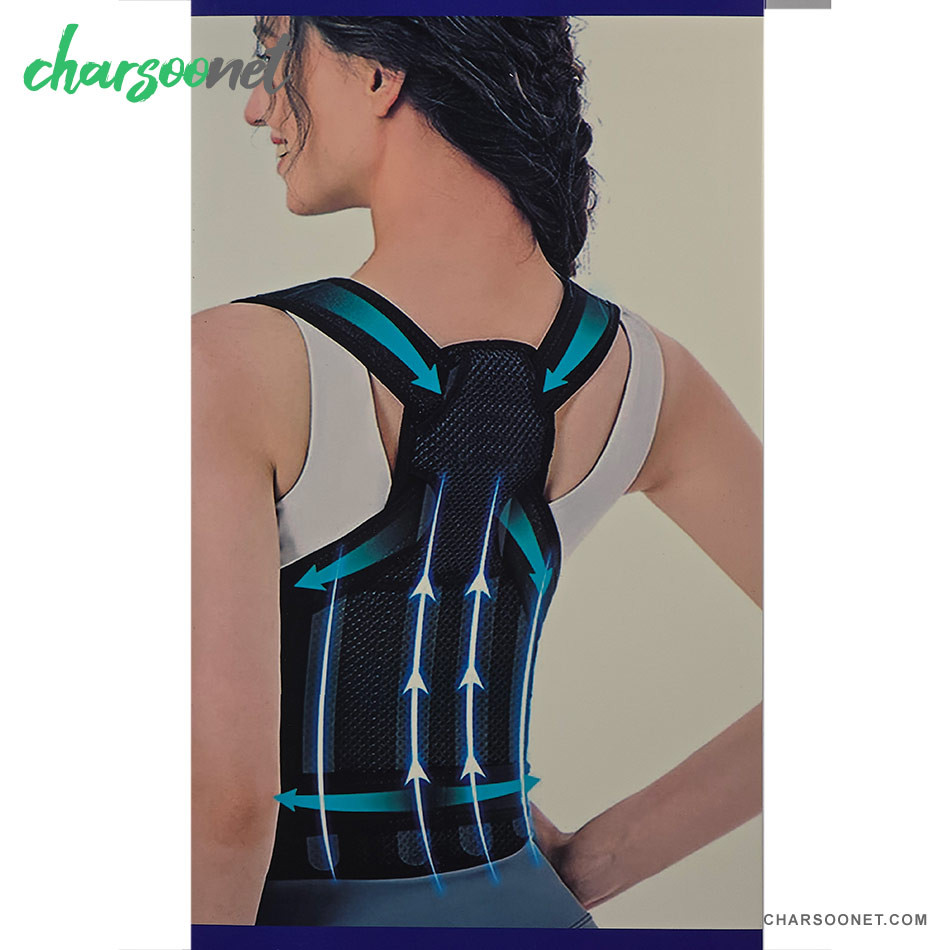 قوزبند طبی زنانه بهبود دهنده حالت کمر و ستون فقرات