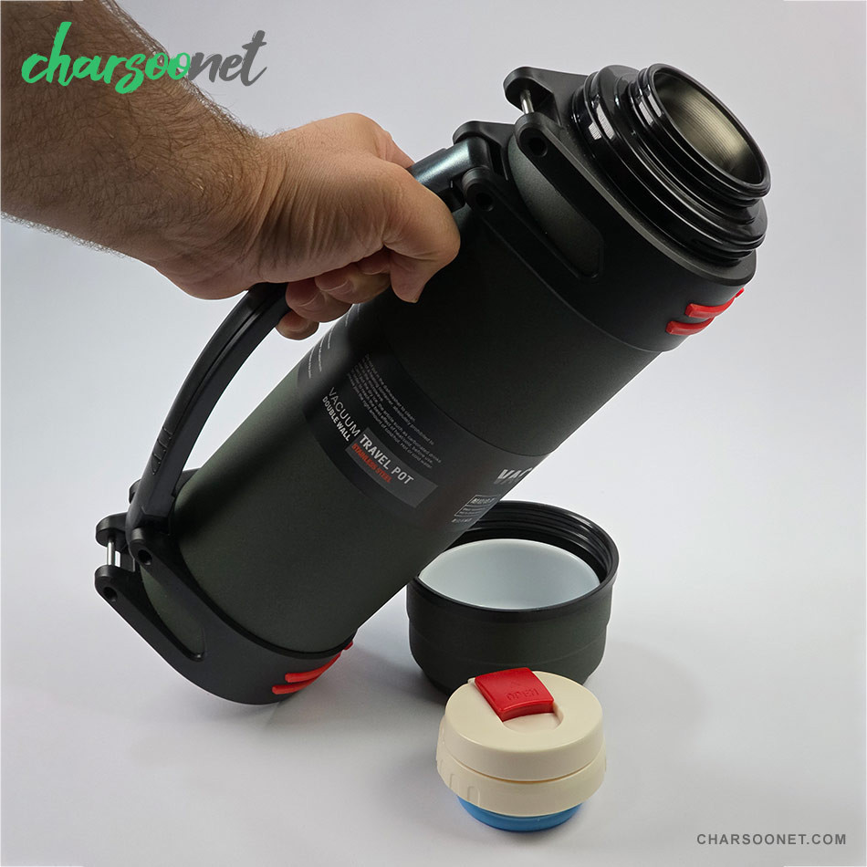 فلاسک استیل دوجداره YUBAO ظرفیت 1600 میلی لیتر