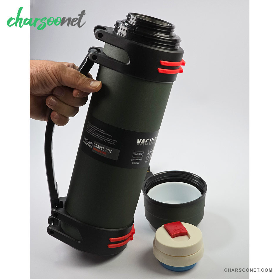 فلاسک استیل دوجداره YUBAO ظرفیت 1600 میلی لیتر