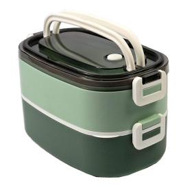 ظرف غذا دو طبقه ضد نشت