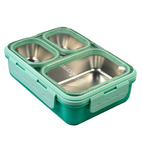 ظرف غذای استیل ضد نشت 850 میلی لیتری