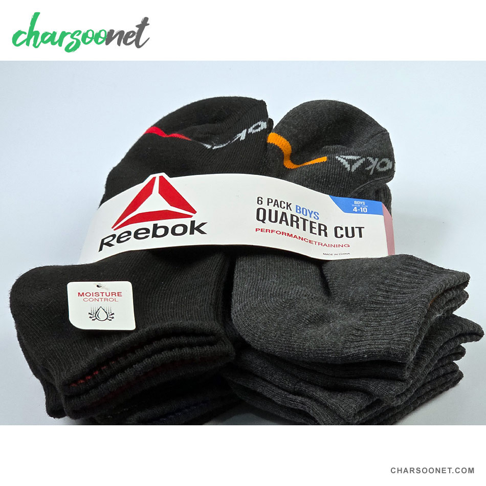 پک شش جفتی جوراب ریباک مناسب سایز پای 35 تا 40