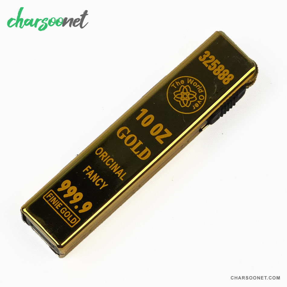 فندک جیبی سنگی طرح شمش طلا